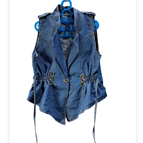 Zara Jackets & Blazers - Fashionable Denim Collar Neck Jackets